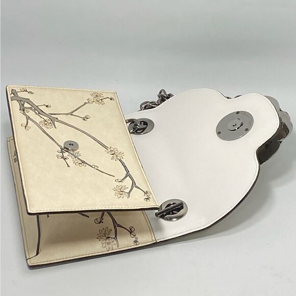 Oscar de la Renta Tro Printed Saffiano Leather Crossbody Bag - Picture 11 of 16